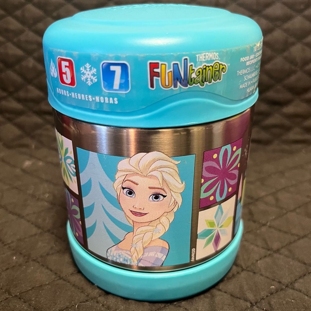 Thermos Disney's Frozen Elsa Anna 10 oz funtainer food jar